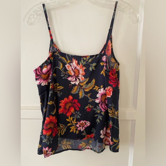 Old Navy V-Neck Satin Cami Top for Women, Multi-Floral, size M - Picture 2 of 2